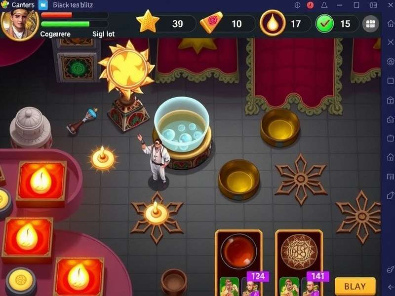 Black Tea Blitz Gameplay Screenshot